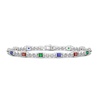 Bracciale Zancan in argento con pietre naturali.