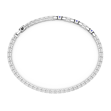 Bracciale Zancan in argento con pietre naturali.