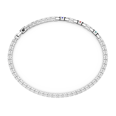 Zancan silver bracelet with natural stones.