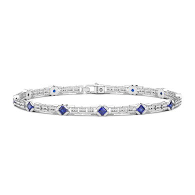 Zancan silver bracelet with natural stones.