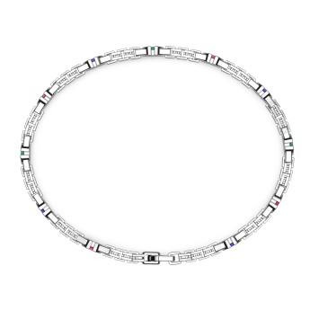 Bracciale Zancan in argento con pietre naturali. 2