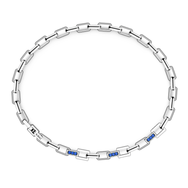 Bracciale Zancan in argento con pietre naturali.