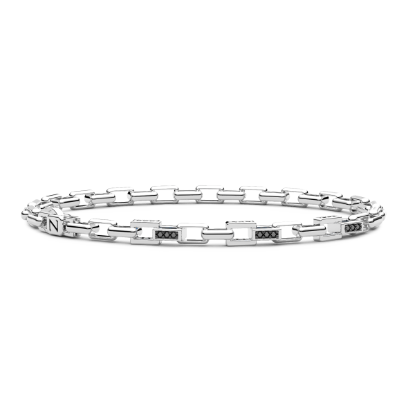 Zancan silver bracelet with natural stones.