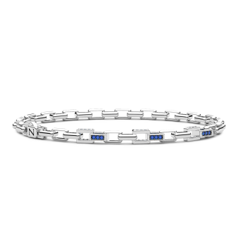 Bracciale Zancan in argento con pietre naturali.
