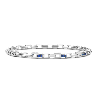 Bracciale Zancan in argento con pietre naturali.