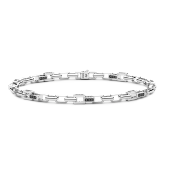 Bracciale Zancan in argento con pietre naturali.