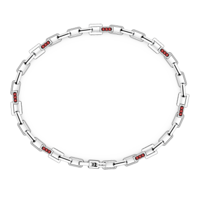 Zancan silver bracelet with natural stones.