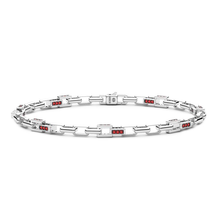 Zancan silver bracelet with natural stones.