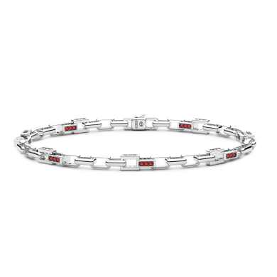 Zancan silver bracelet with natural stones.