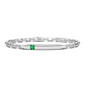 Bracciale Zancan in argento con pietre naturali.