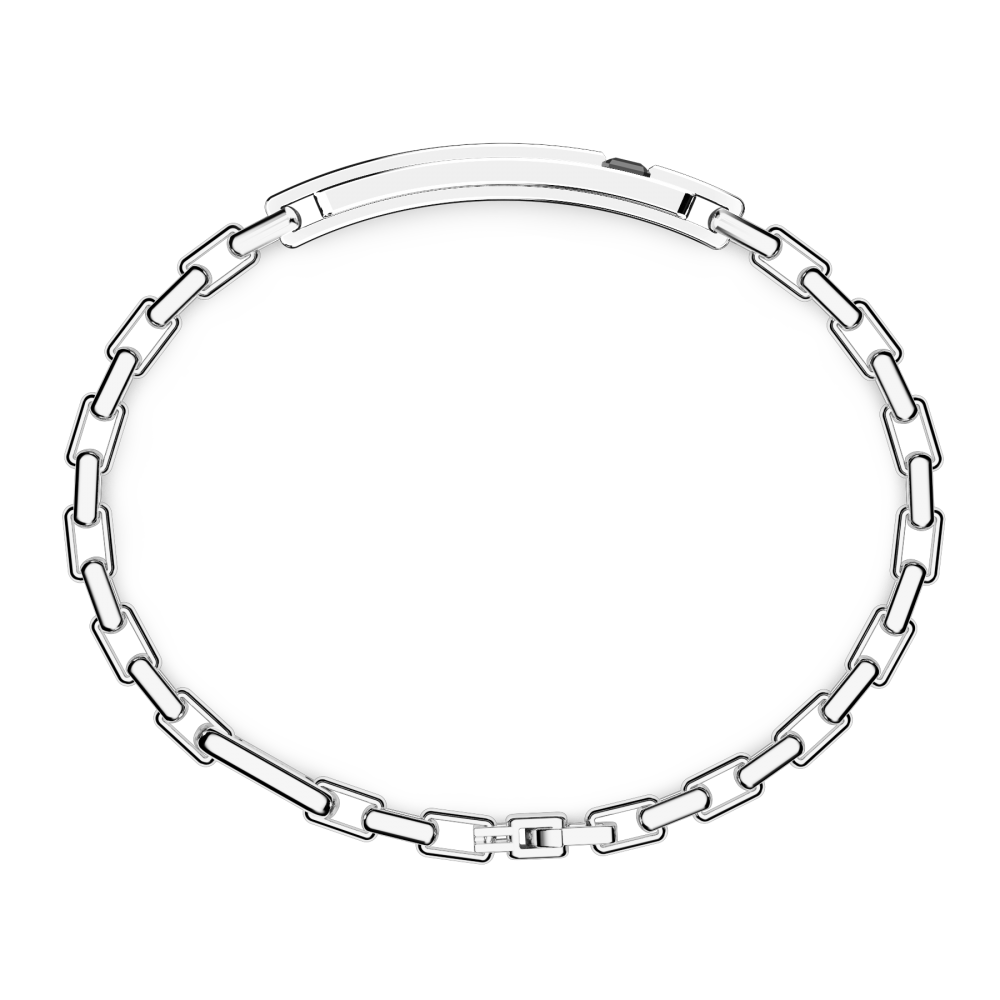 Bracciale Zancan in argento con pietre naturali.