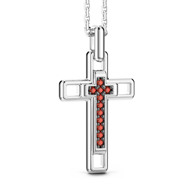 Collana Zancan in argento con pietre naturali