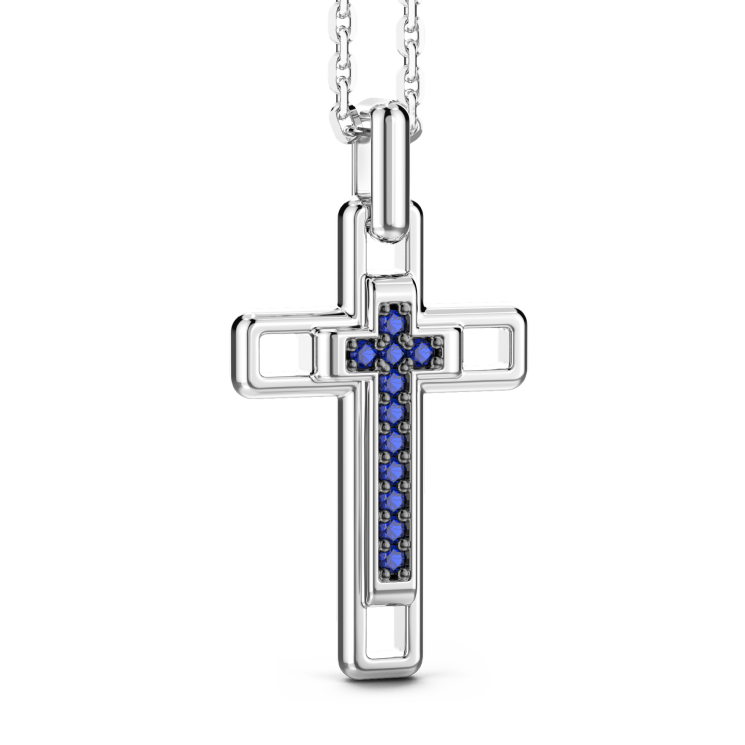 Collana Zancan in argento con pietre naturali