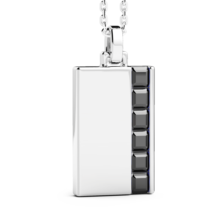 Collana Zancan in argento con pietre naturali