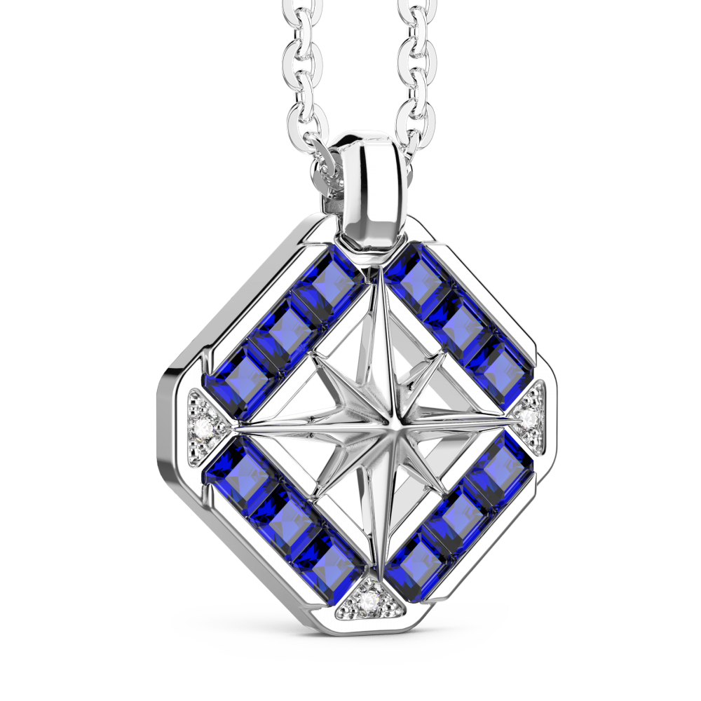 Collana Zancan in argento con pietre naturali