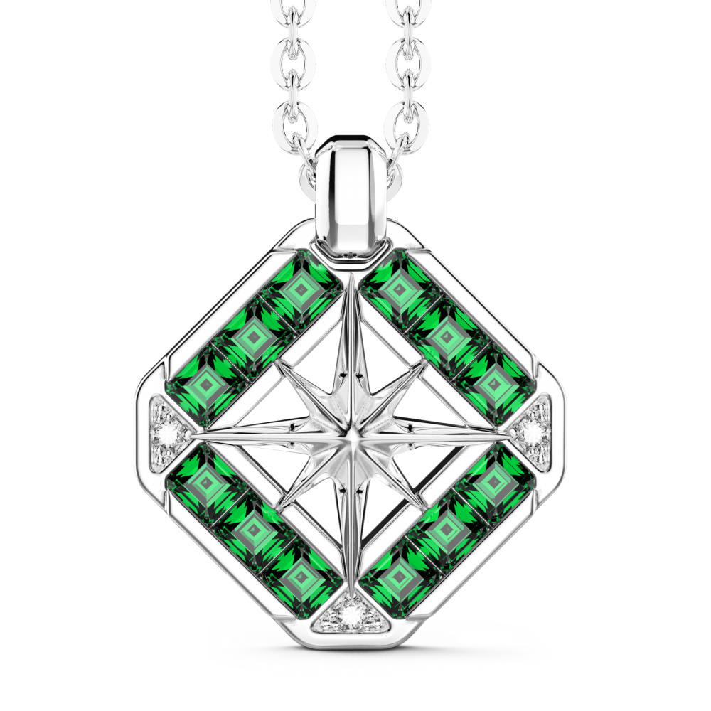 Collana Zancan in argento con pietre naturali
