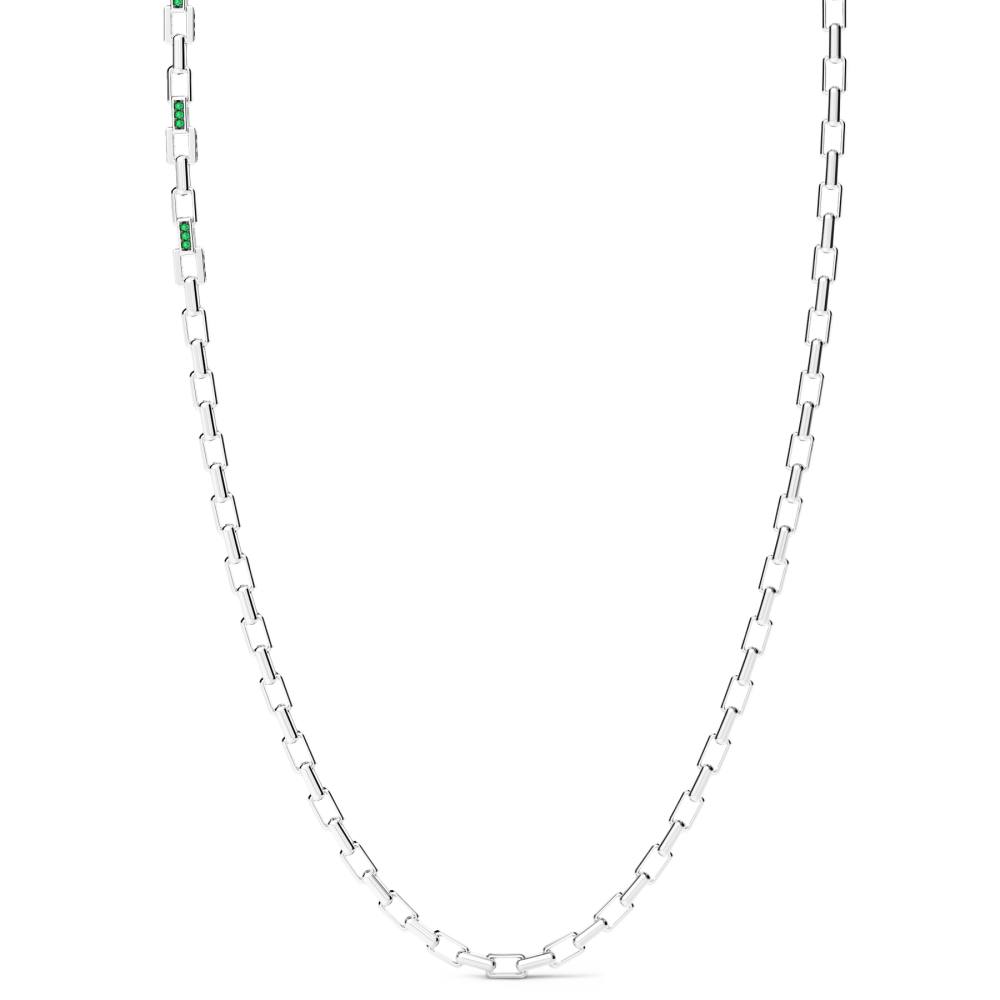 Collana Zancan in argento con pietre naturali