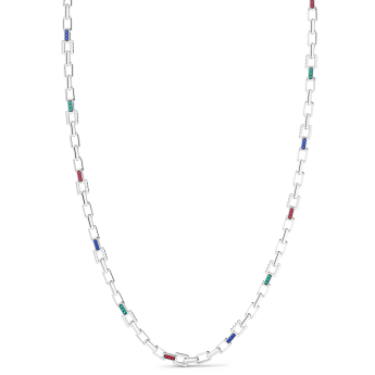 Collana Zancan in argento con pietre naturali