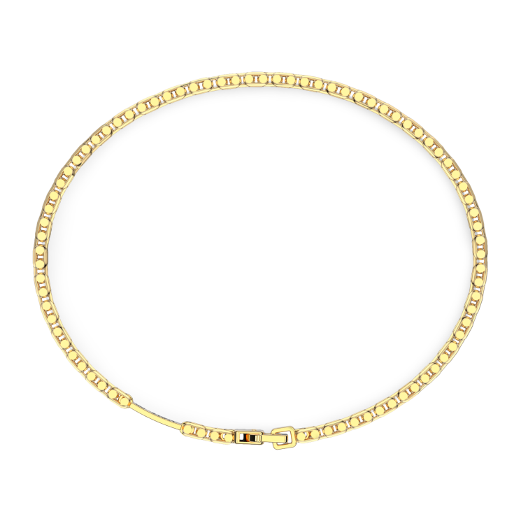 Bracciale solo maglia Zancan in oro 18kt.