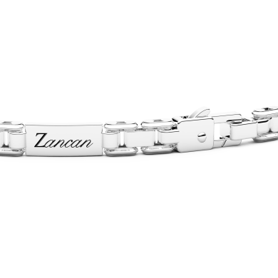 Zancan white gold bracelet with diamonds.