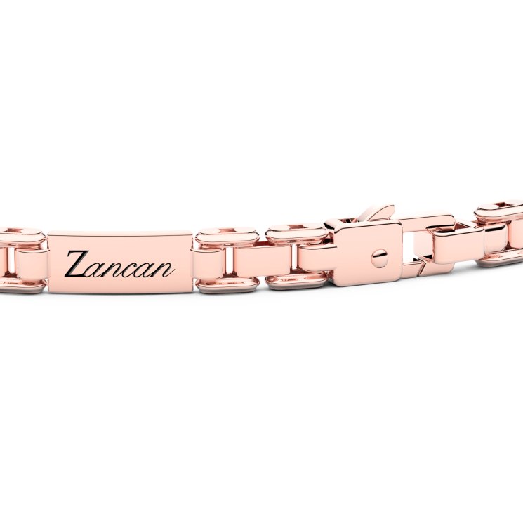Bracciale solo maglia Zancan in oro 18kt.