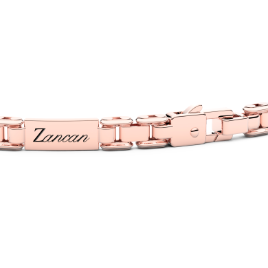 Zancan white gold bracelet with diamonds.