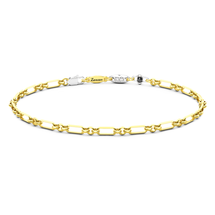 Zancan white gold bracelet with diamonds.