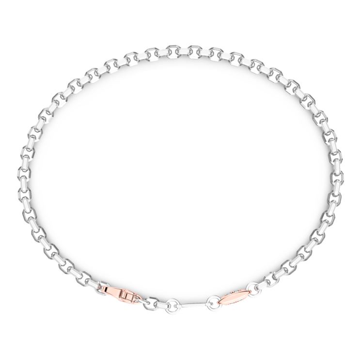 Zancan-Armband aus Weißgold mit Diamanten.