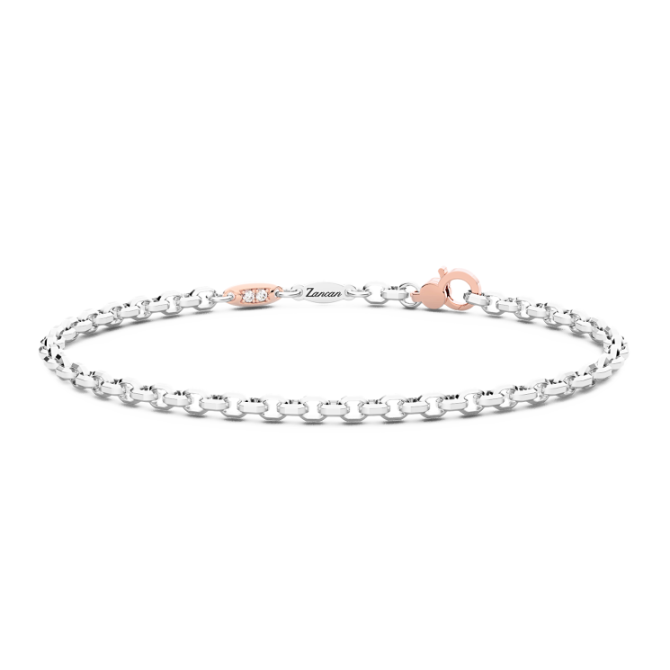 Bracciale solo maglia Zancan in oro 18kt.