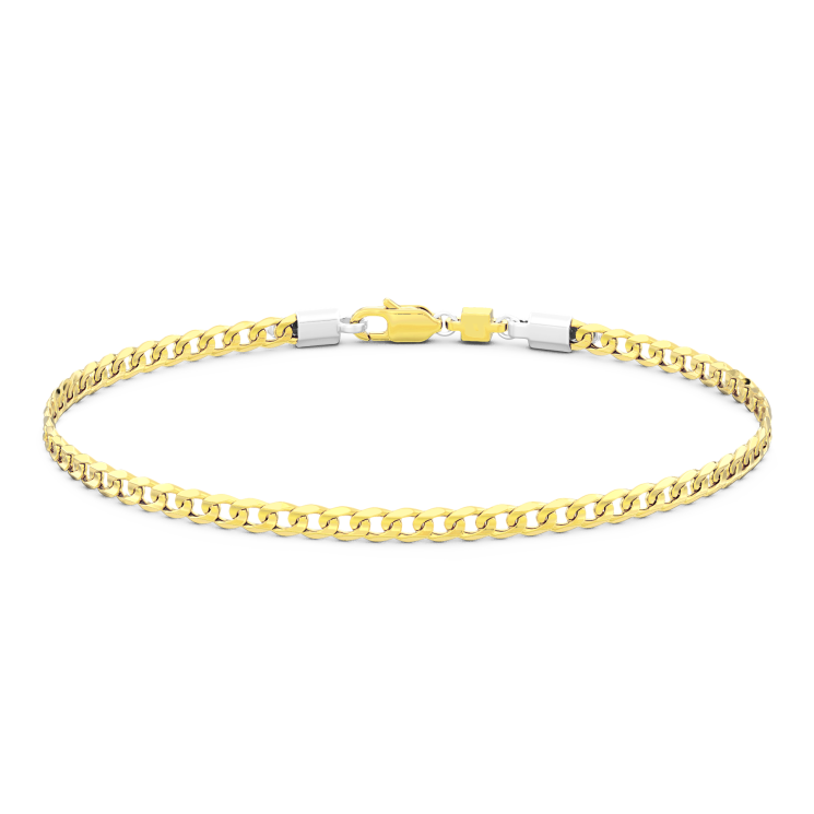 Pulsera Zancan de oro blanco con diamantes.