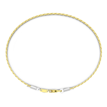 Pulsera Zancan de oro blanco con diamantes. 2