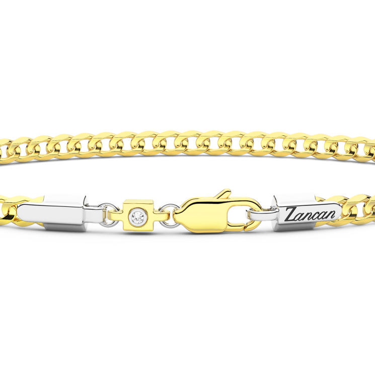Bracciale solo maglia Zancan in oro 18kt.