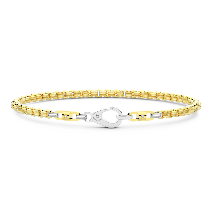 Bracciale solo maglia Zancan in oro 18kt.