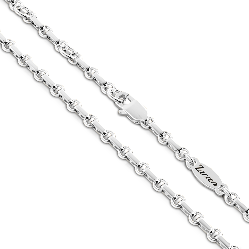 Zancan white gold bracelet with diamonds.