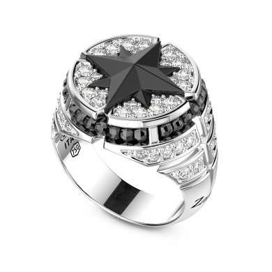 Anello Zancan in oro 18k e diamanti.