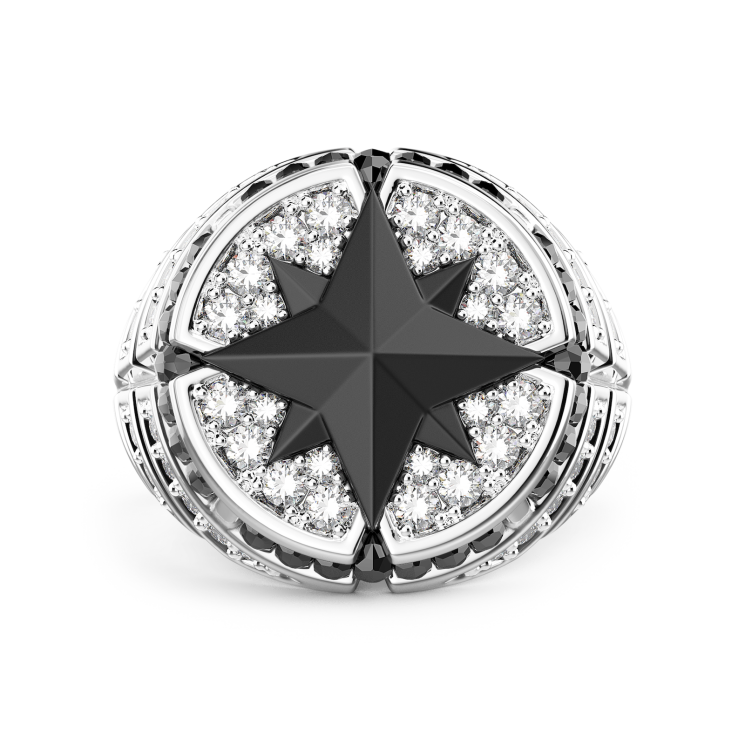 Anello Zancan in oro 18k e diamanti.