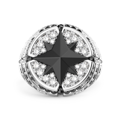 Anello Zancan in oro 18k e diamanti.