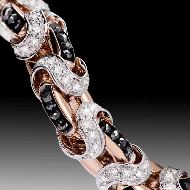 Bracciale Zancan in oro e diamanti.