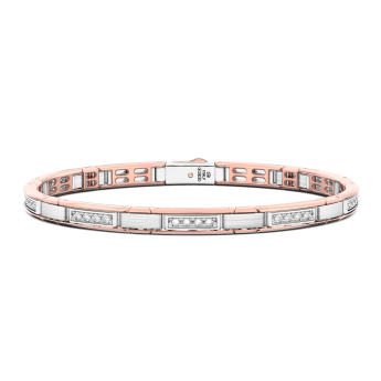 Bracciale Zancan in oro 18kt e diamanti bianchi.