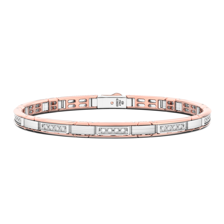 Bracciale Zancan in oro 18kt e diamanti bianchi.
