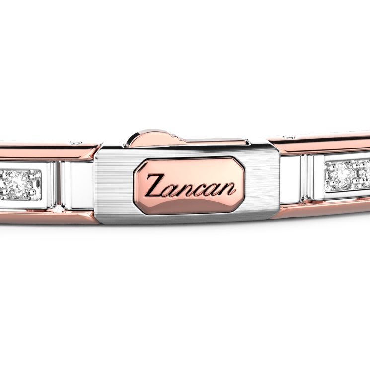 Bracciale Zancan in oro 18kt e diamanti.