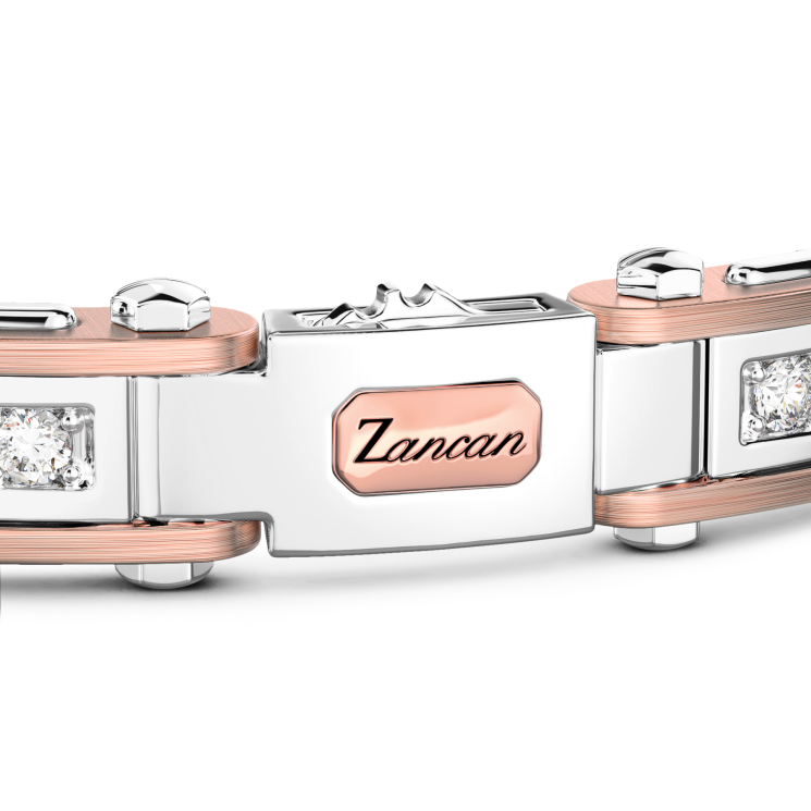 Bracciale Zancan in oro 18kt e diamanti.