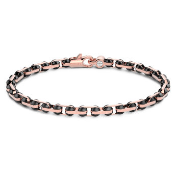 Bracciale Zancan in oro 18kt e ceramica nera.