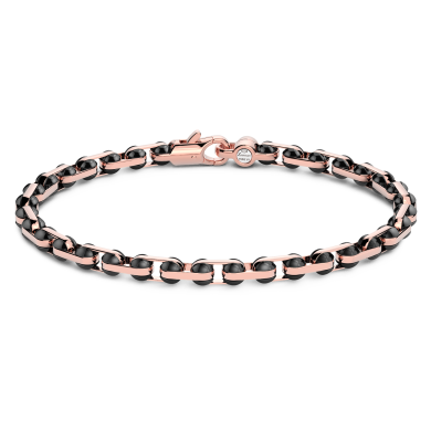 Bracciale Zancan in oro 18kt e ceramica nera.