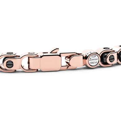 Bracciale Zancan in oro 18kt e ceramica nera.