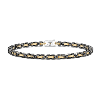 Bracciale Zancan in oro 18kt e ceramica nera.