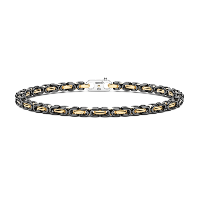 Bracciale Zancan in oro 18kt e ceramica nera.