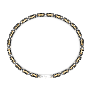 Bracciale Zancan in oro 18kt e ceramica nera. 2