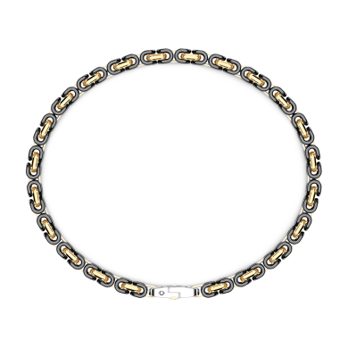 Bracciale Zancan in oro 18kt e ceramica nera.
