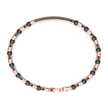 Bracciale Zancan in oro 18kt, ceramica e diamanti. 2